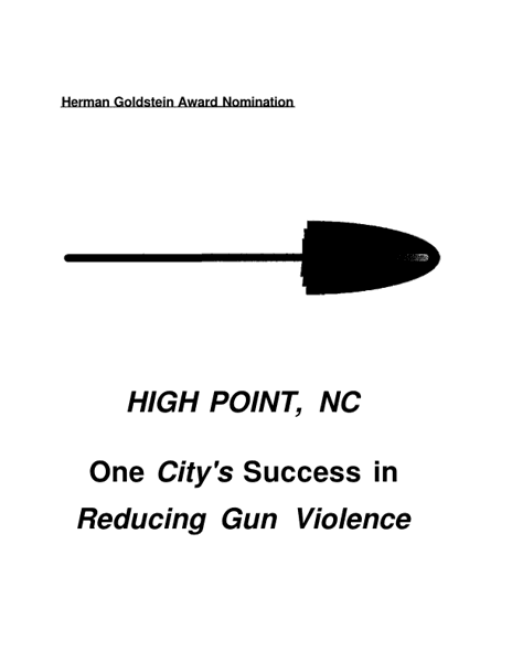 One Citys Success in Reducing Gun Violence