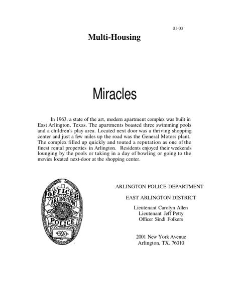 MultiHousing Miracles