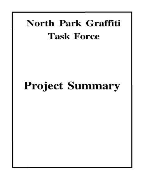 North Park Graffiti Task Force