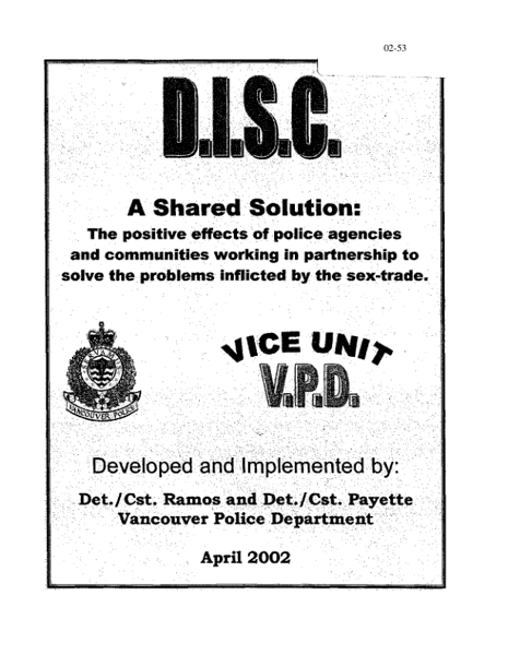 Deter and Identify SexTrade Consumers