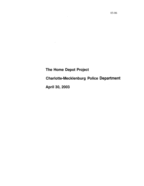 The Home Depot Project