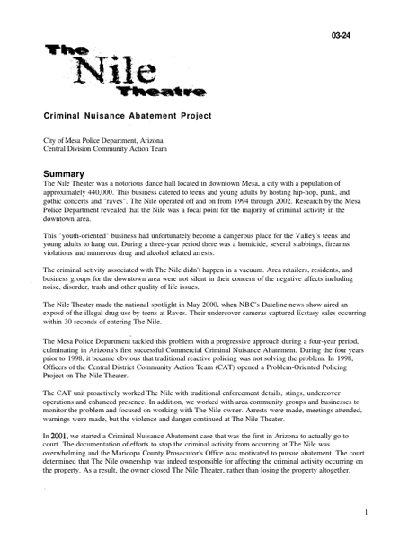 The Nile Theatre