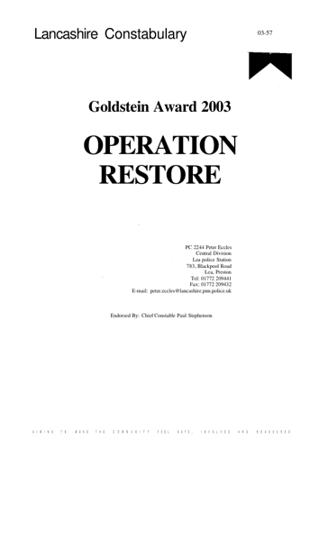 Operation Restore