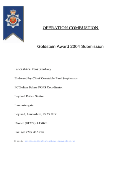 Operation Combustion