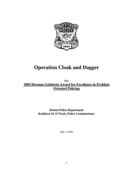 Operation Cloak and Dagger