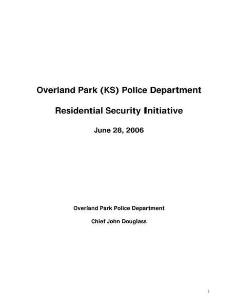 Residential Security