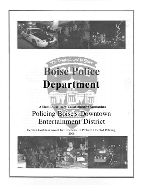 Policing Boises Downtown Entertainment District