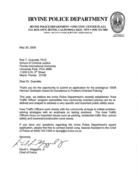 Area Traffic Officer Program