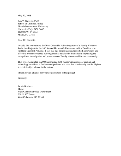 Family Violence Reduction Project