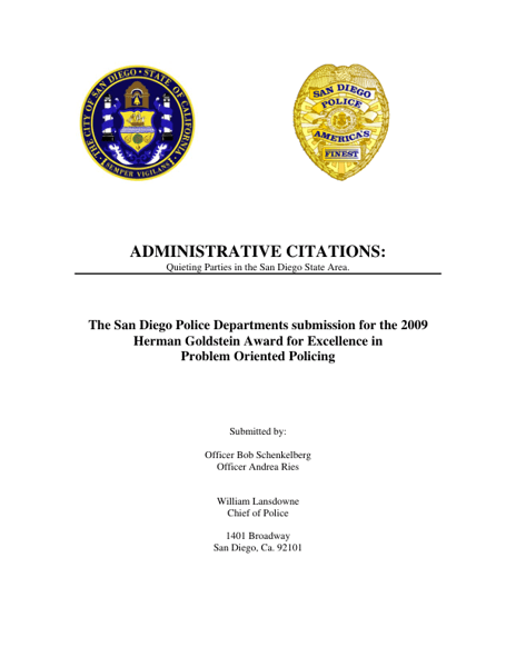 Administrative Citations
