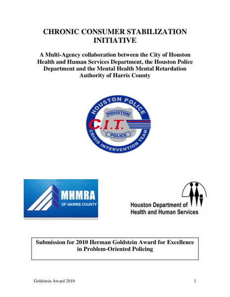 Chronic Consumer Stabilization Initiative