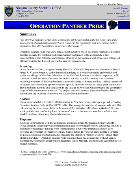 Operation Panther Pride