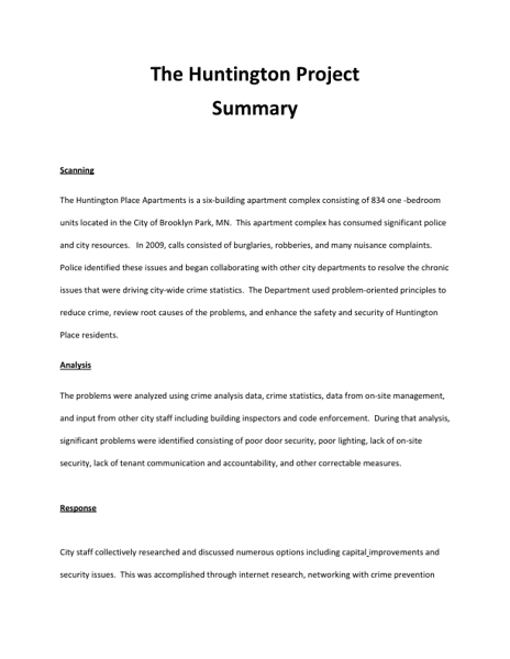 The Huntington Project