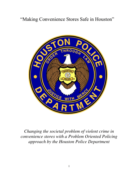 Making Convenience Stores Safe in Houston