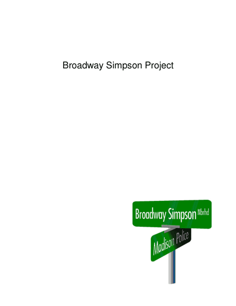 Broadway Simpson Project