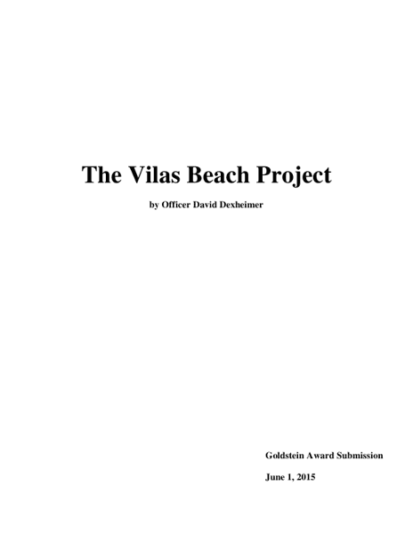 The Vilas Beach Project