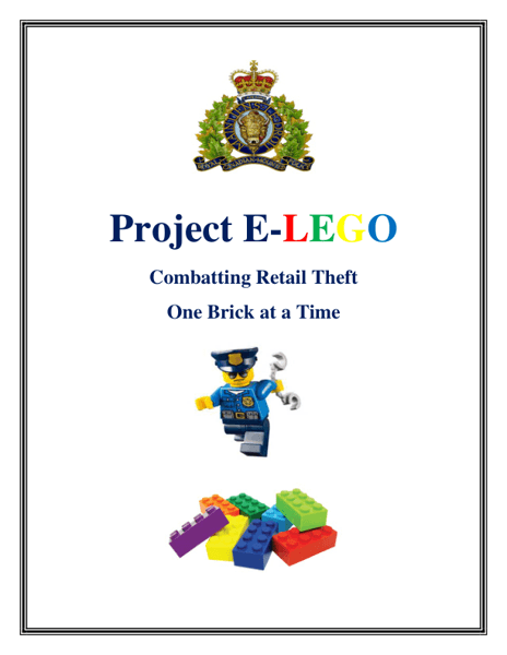 Project ELEGO: Combatting Retail Theft One Brick at a Time