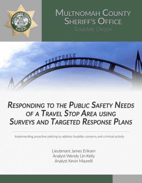 Responding to the Public Safety Needs of a Travel Stop Area