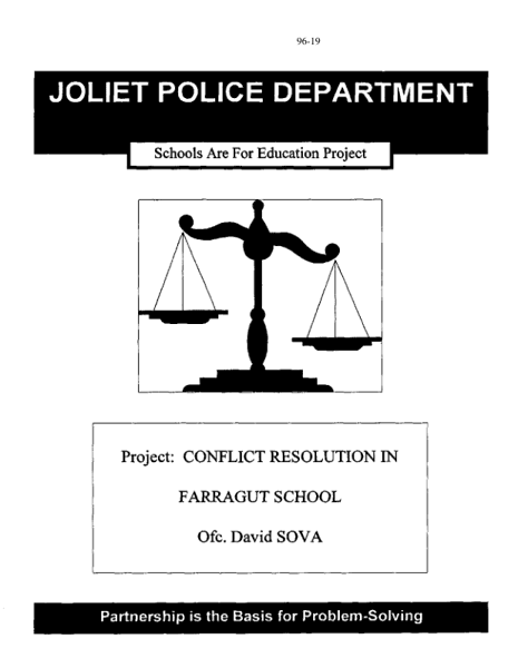 Conflict Resolution in Farragut School