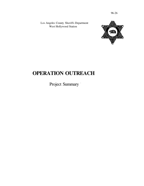 Operation Outreach
