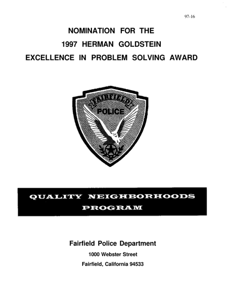 Quality Neighborhood Program