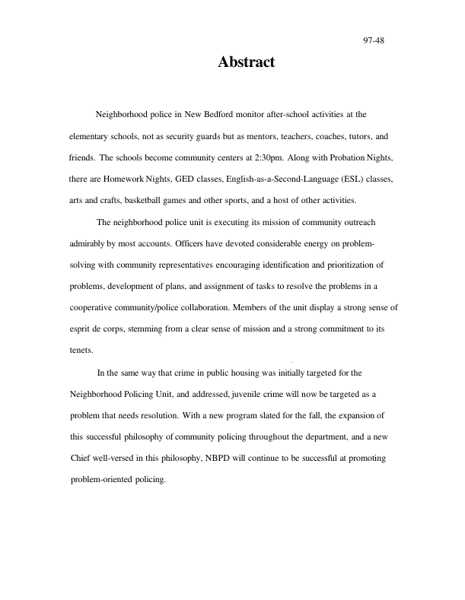 Juvenile Violence Project