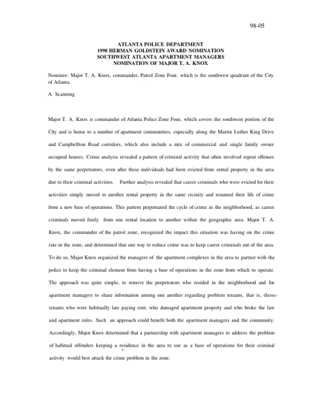 Chronic Criminal Project