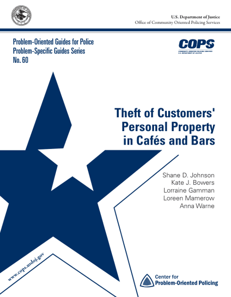 Theft of Customers' Personal Property in Cafés and Bars
