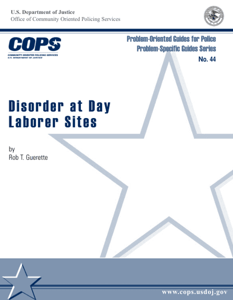 Disorder at Day Laborer Sites
