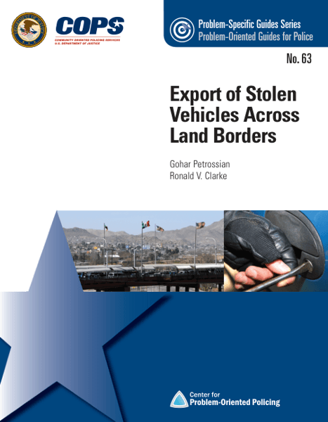 Export of Stolen Vehicles Across Land Borders
