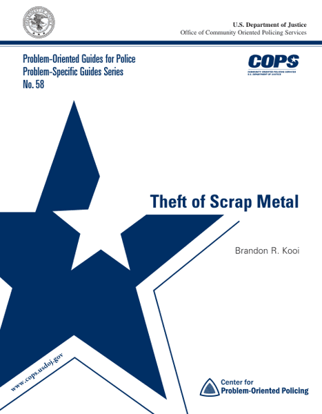 Theft of Scrap Metal